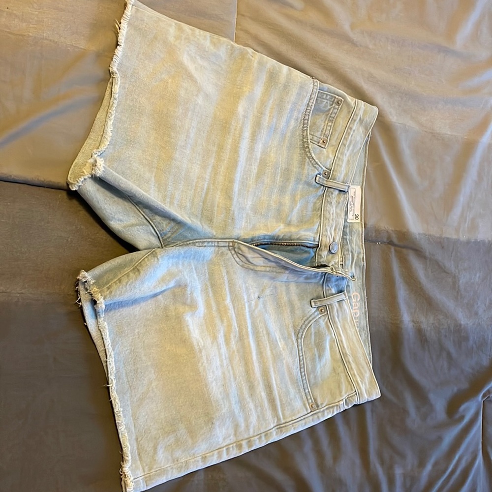 Gap denim boyfriend shorts